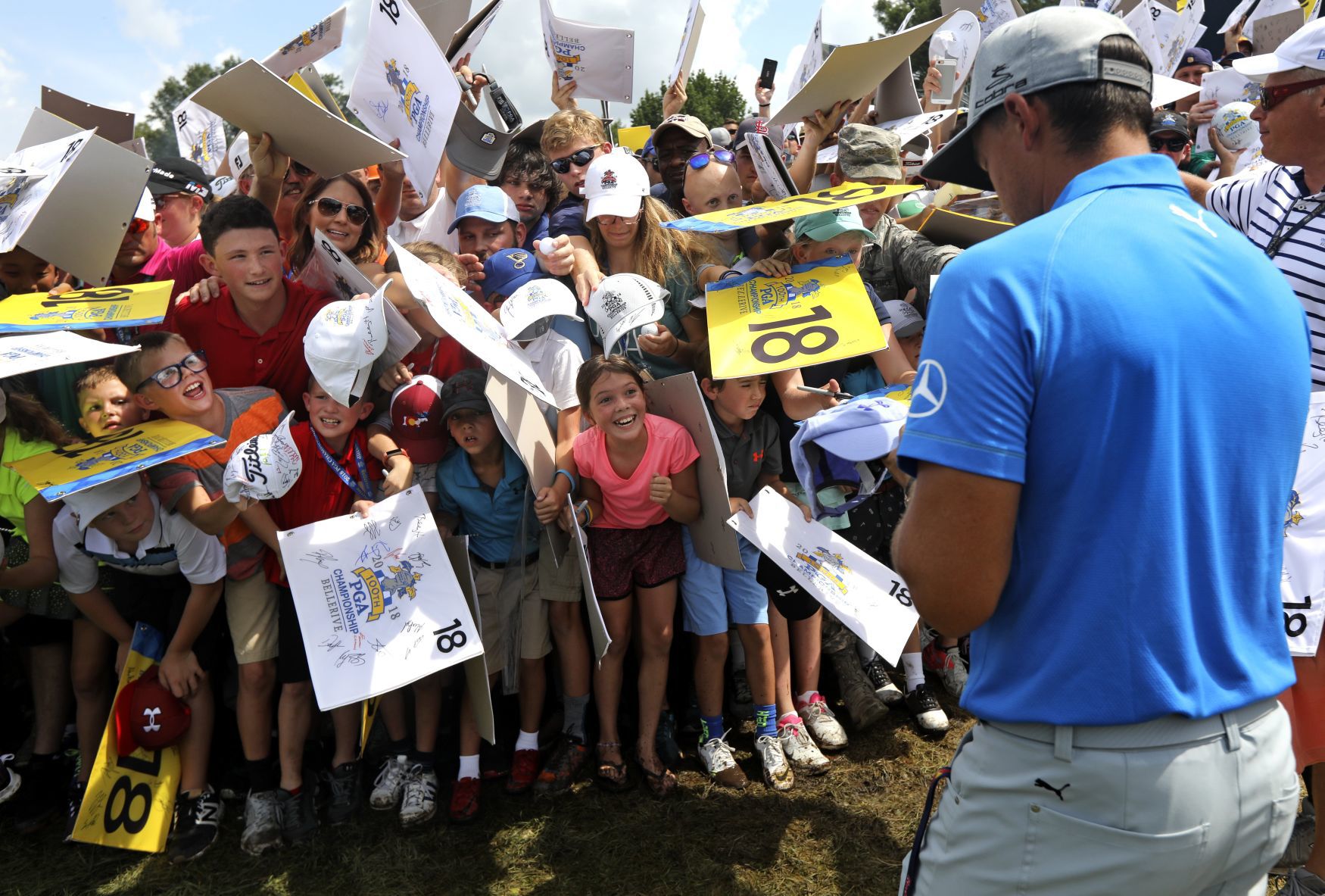 Fan favorite Rickie Fowler